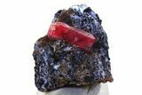 Corundum (Sapphire) Crystal in Mica Schist Matrix - Madagacar #280826-1